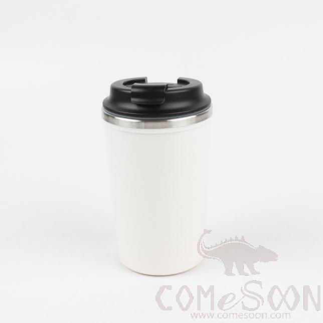 SS Coffee Cup 350ml White