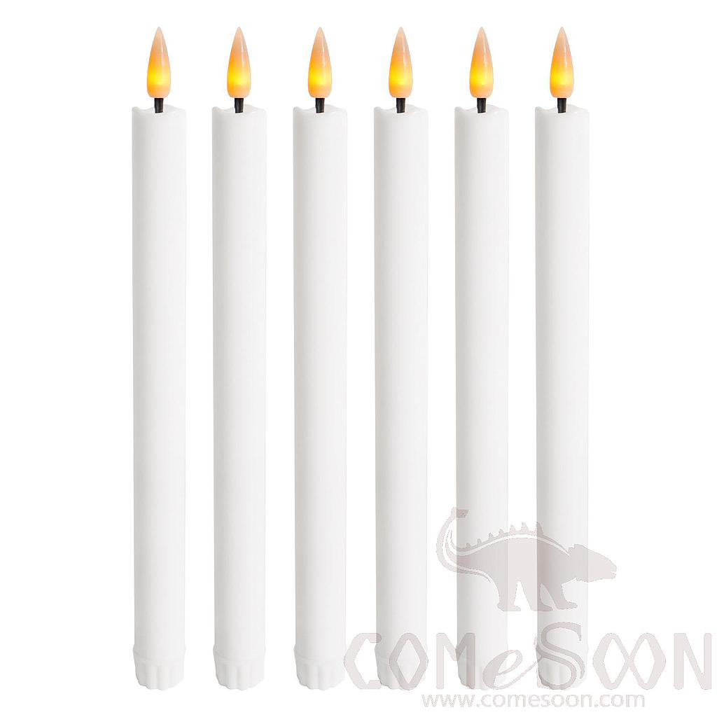 Candle, Plastic+LED, Φ2*H25cm