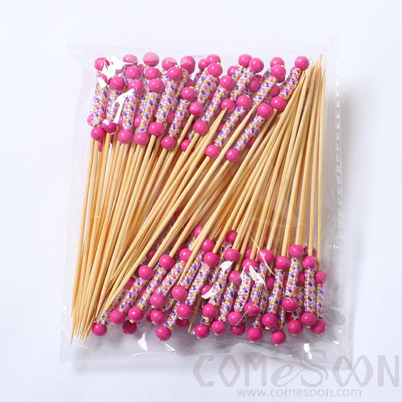 Bamboo Fruit Cocktail Skewers，L12cm