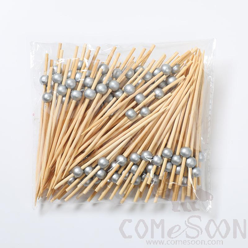 Bamboo Fruit Cocktail Skewers，L12cm