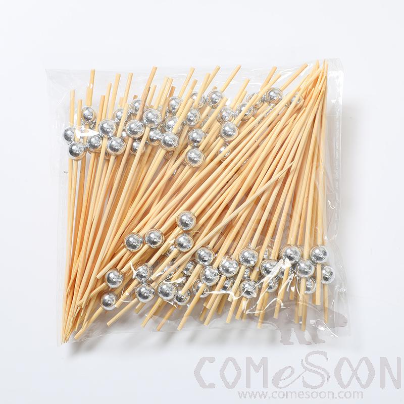 Bamboo Fruit Cocktail Skewers，L12cm