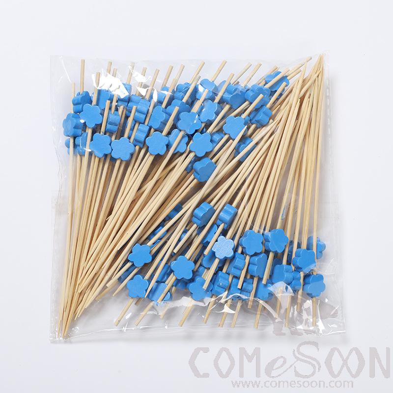 Bamboo Fruit Cocktail Skewers，L12cm
