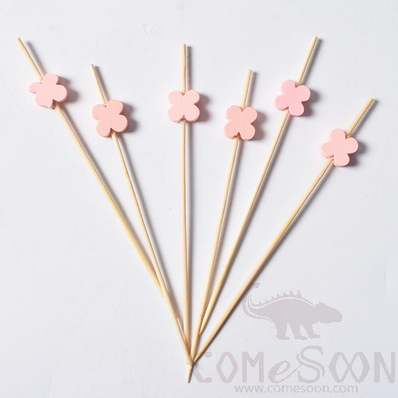 Bamboo Fruit Cocktail Skewers，L12cm