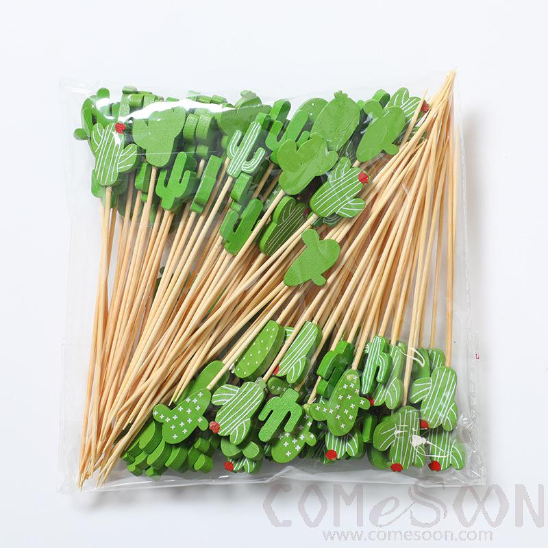 Bamboo Fruit Cocktail Skewers，L12cm