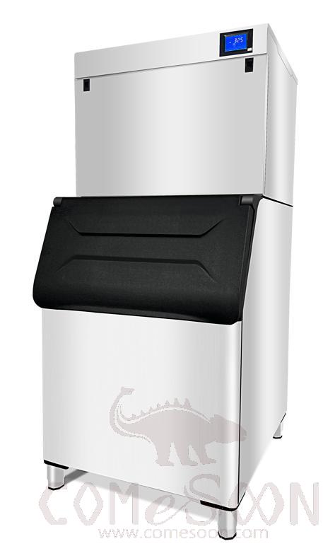 Ice Machine, Top Hat Ice Shape Ice Cube, 300KG, 1240W, L760*W850*H1680MM