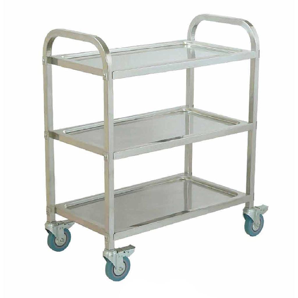 Stainless Steel Three-Layer Dining Car (Large)