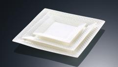 Grid White Tableware YYgrid Series- Plate 12&quot;