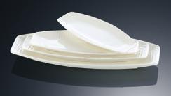 Grid White Tableware YYgrid Series- Plate 10&quot;