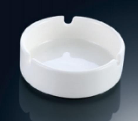 YY Series- Ashtray 4&quot; White Ceramics Ashtray Round
