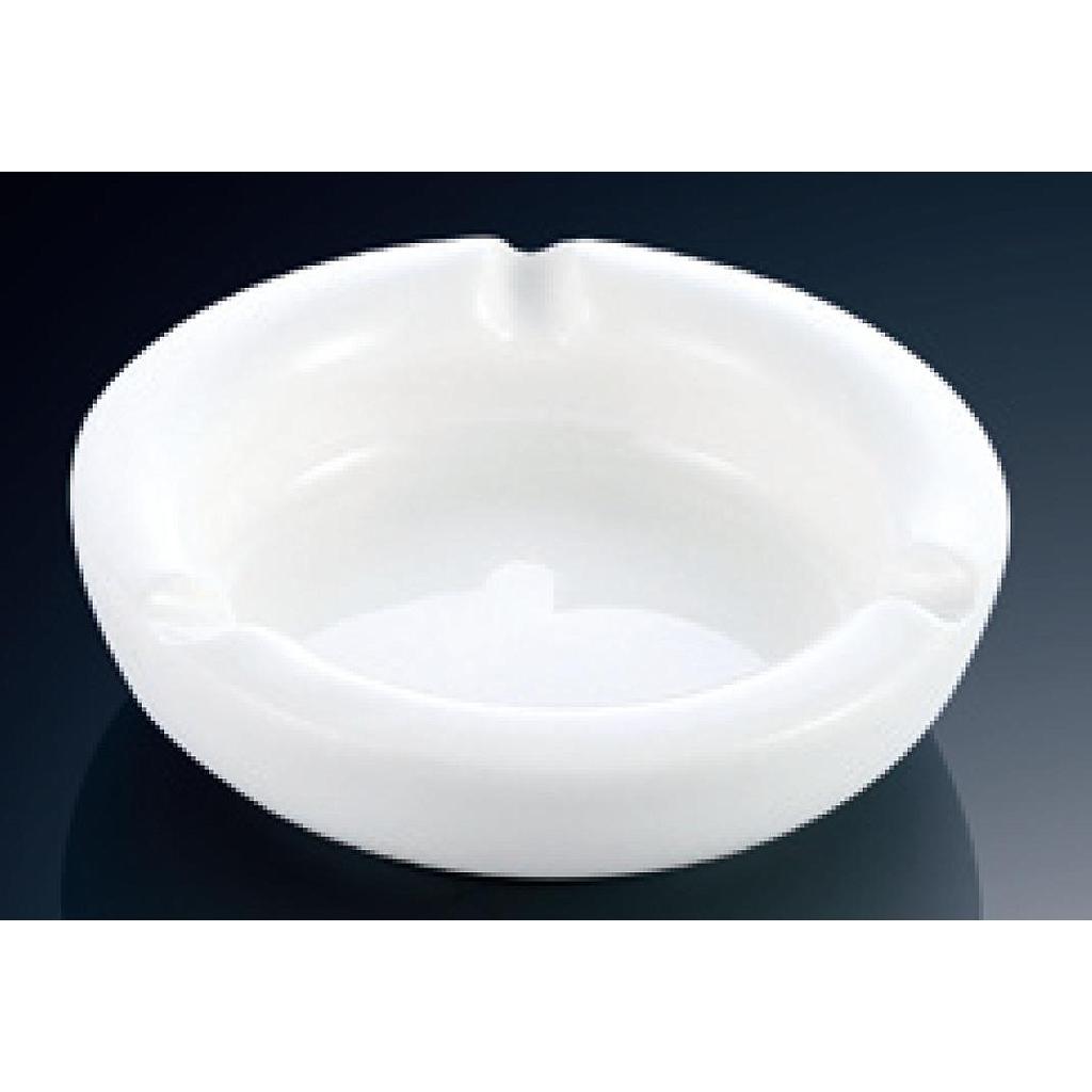 YY Series- Ashtray 4&quot; White Ceramics Ashtray Round