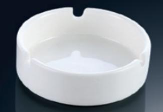 YY Series- Ashtray 4&quot; White Ceramics Ashtray Round