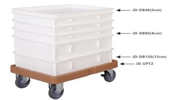 JD Series-Bread Dough Tray, L65.5*W45.5*H8cm