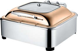 L017 Series-2/3 Size Chafing Dish W/Glass Lid(Rose Golden)
Hydraulic