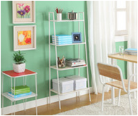 Trapezoidal four-layer shelf