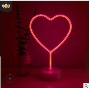 LED neon battery + usb with base