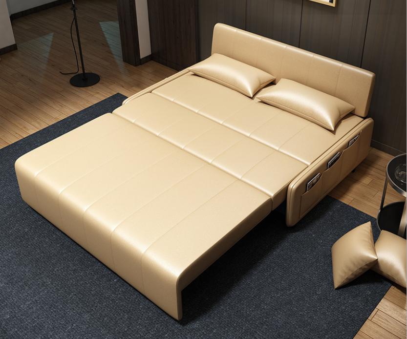 Sofa bed-microfiber leather-115*100*85cm-latex