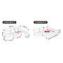 Sofa bed-microfiber leather-290cm