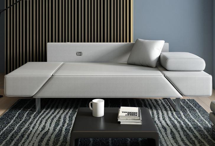 Sofa bed-cotton linen-165*82*69cm
