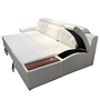 Sofa bed-microfiber leather-275*165*90cm