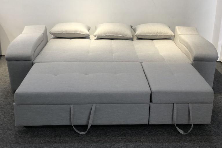 Sofa bed-cotton linen-245*85*86cm