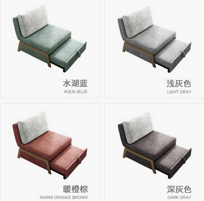 Sofa Bed-Microfiber leather-125*83*84cm