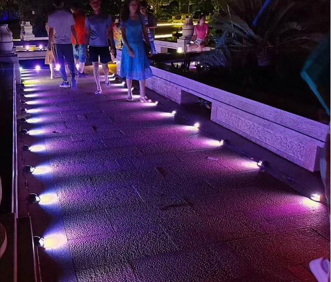 LED Round recessed Floor light-1 Side(Aluminum)