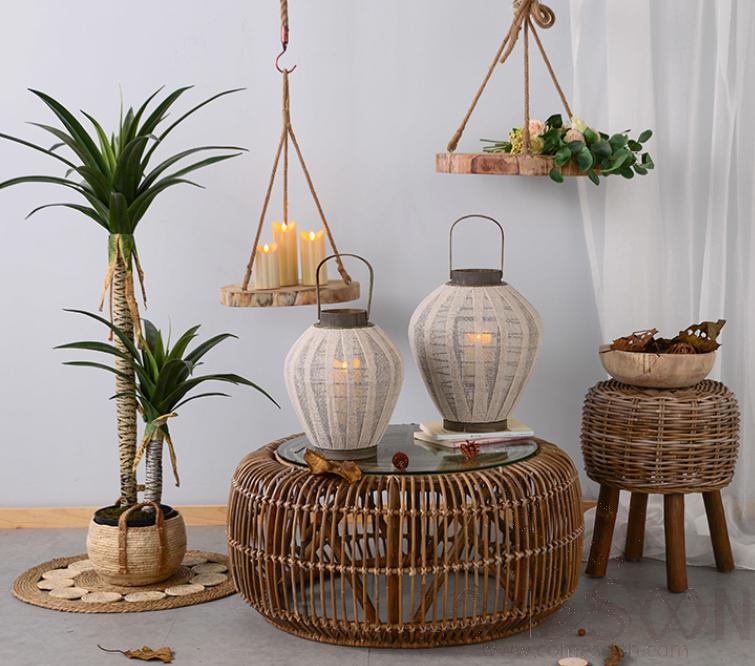 Lantern Floor Lamp-D32*H52cm