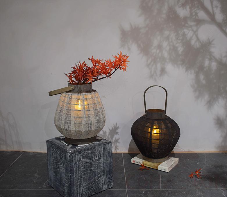 Lantern Floor Lamp-D21*H39cm
