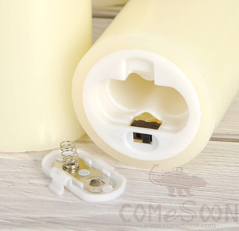 LED Candle-D5.3*20 cm-2*5AA Battery