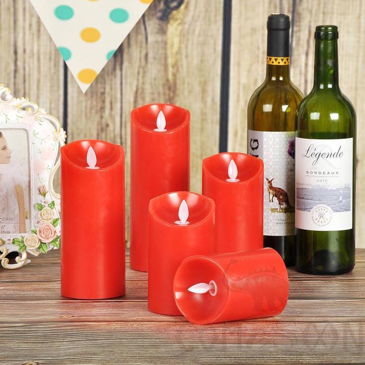 LED Candle-D7.5*17.5 cm-3*AAA Battery