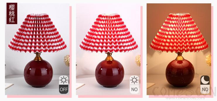 Table Lamp-D23*H30cm-Button switch