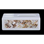 W1-White bright woven flower shell double-sided multifunctional tissue box