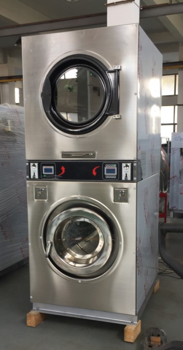 Commercial Washing Machine With Dryer, Front Loading  15KG