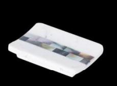 I1-Ink black shell soap dish B