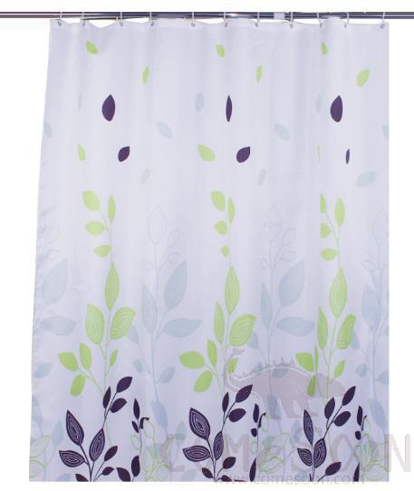 Thickened Polyester Shower Curtain Waterproof Bathroom Curtain-1100*1800mm