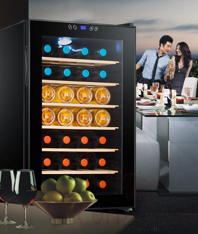 
28 Bottles Thermoelectric Led Wine Refrigerator