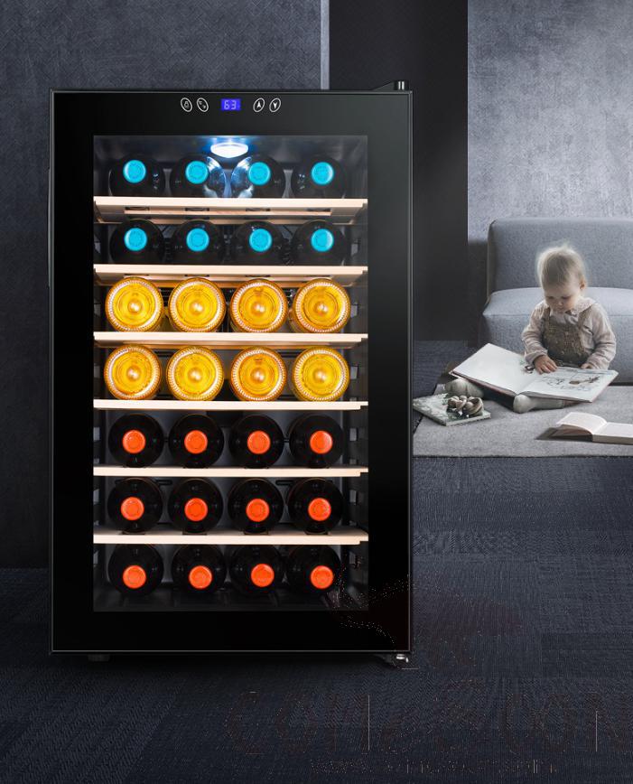 
28 Bottles Thermoelectric Led Wine Refrigerator