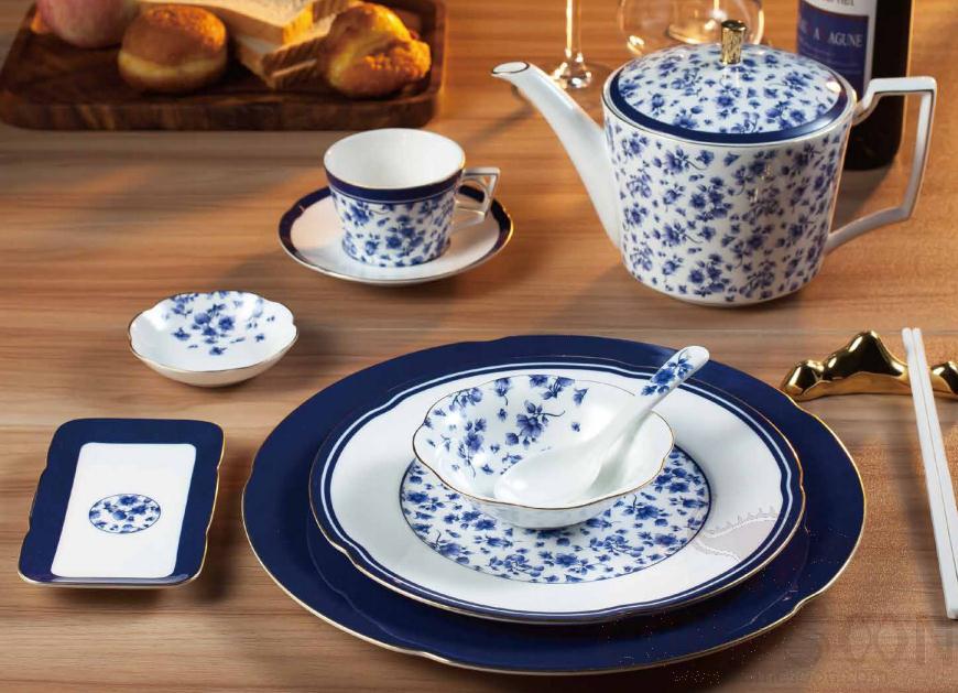 CUILAN Blue Plate 30.8cm Bonechina