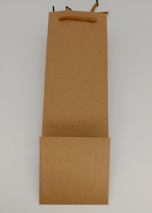 Kraft Wine Carry Bag W/LOGO 375ml