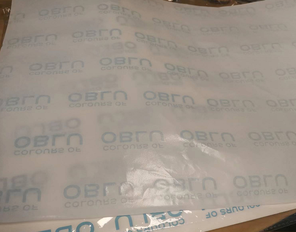Oil-proof Paper Bread Paper With LOGO MOQ=1700