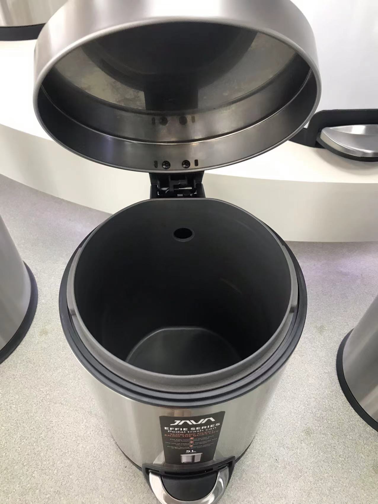Pedal Bin，5L，410 stainless steel