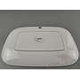 G099 Series 14" Rectangular Plate - White