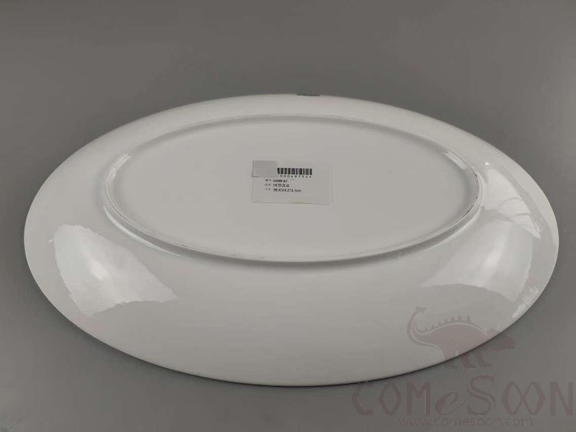 G099 Series 14&quot; Oval Plate