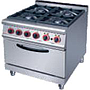 4-Burner Gas range with oven