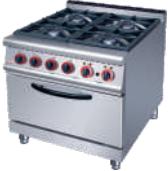 4-Burner Gas range with oven