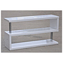 S-shaped bookshelf
