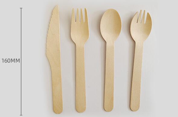Disposable Cutlery,Birch,160MM