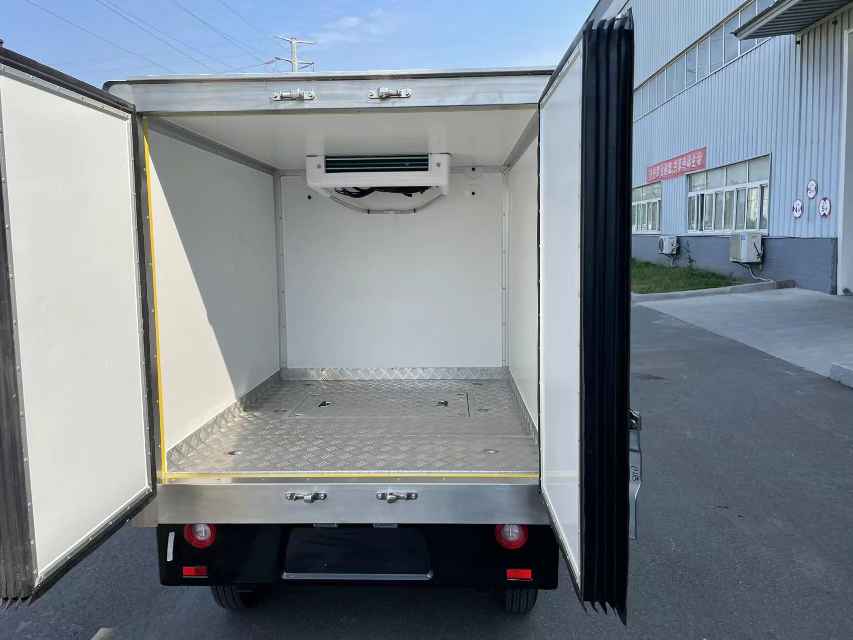 Electric Refrigerated/Ice Cream Truck, L3700*W1470*H2050mm, 72V300Ah, 150KM
