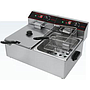 Electric Twin-Tank Fryer 589*425*295mm