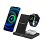 Three in one wireless charger (mobile phone 15W + headset 5W + Watch 3W)